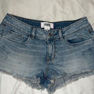 Victoria Secret Pink Jean Shorts